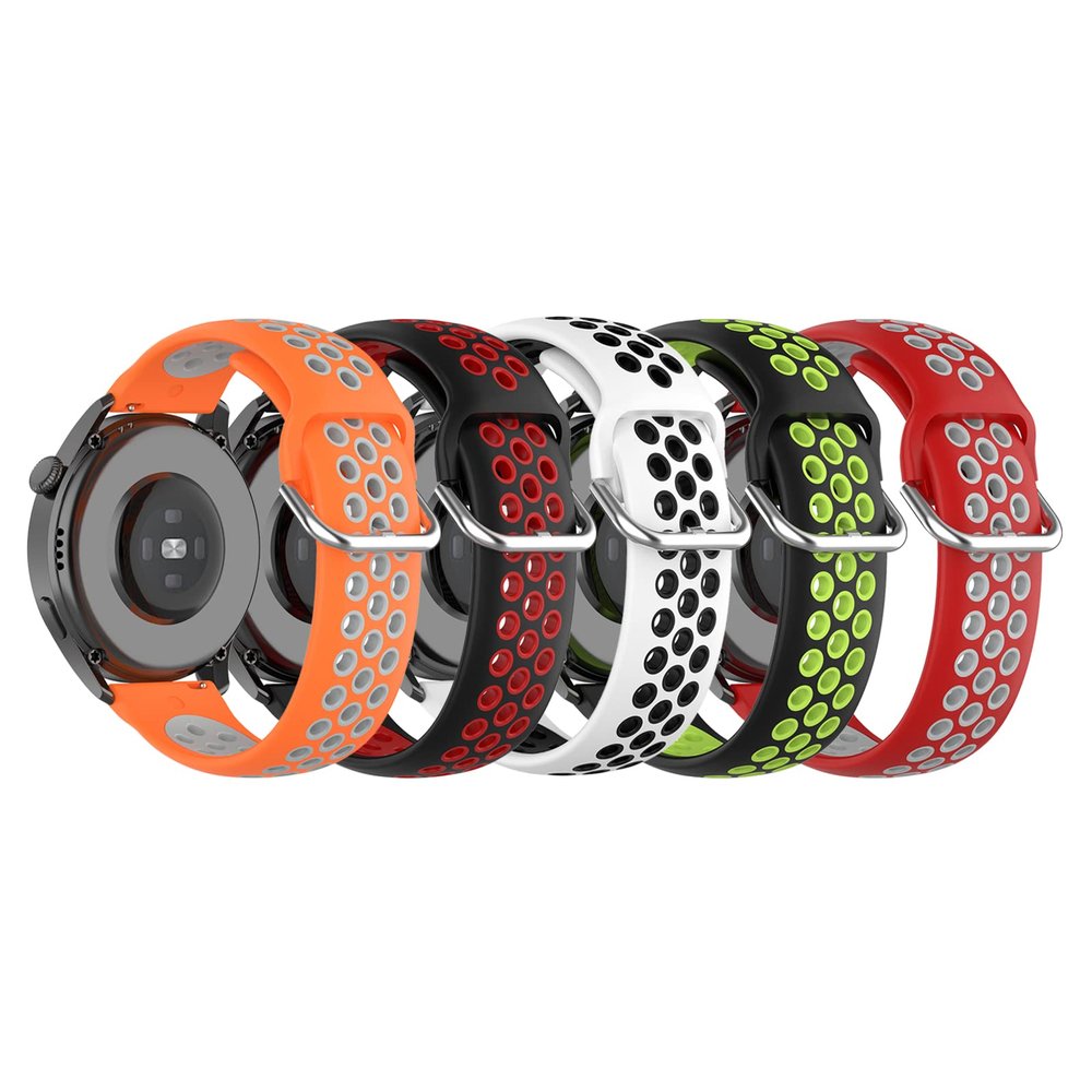 BabyValley 5 Pack Silicone Bands for Amazfit Zepp E/GTS 3/Bip U/BIP Lite/BIP S Adjustable Sport Bands Replacement Wristband Band for Amazfit Bip U Pro/Zepp E Smartwatch