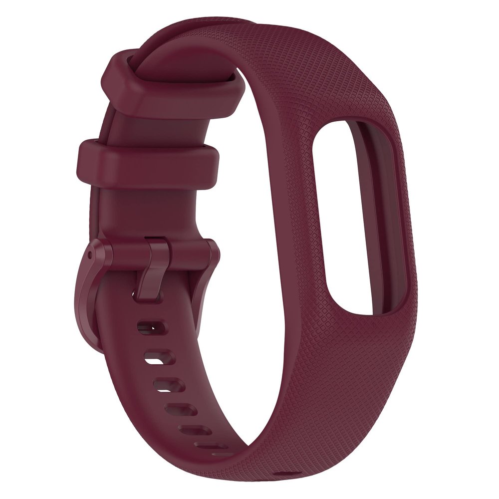 Gheper Soft Silicone Band Compatible with Garmin Vivosmart 5 Straps Replacement Wristband Bracelet Band Case Cover for Women Men, Small/Large Size