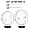 Gheper Soft Silicone Band Compatible with Garmin Vivosmart 5 Straps Replacement Wristband Bracelet Band Case Cover for Women Men, Small/Large Size view 3