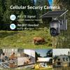 Xega 4G LTE Cellular Security Camera Outdoor Solar Camera Wireless Built-in SIM Card, 2K HD Color Night Vision PTZ 360 View, Smart PIR Motion Detection, 2-Way Talk, No WiFi, IP66 view 2