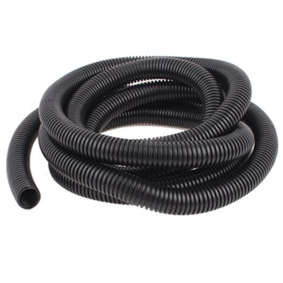 sourcing map Electronics Accessories 25mm Dia Conduit Convoluted Tubing Flexible Wire Loom Harness 3.2m