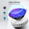 Portable CD Player with Built-in Speaker: KUEPHOM Rechargeable Discman with Headphones - Anti-Skip for Car AUX,USB MP3 playable with Memory for Music/Audiobooks/Travel/Trip/Gift - White view 3