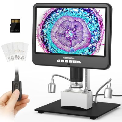 Andonstar 10.1 Inch HDMI Digital Microscope AD207S-10, Soldering Microscope, Coin Microscope for Error Coins, Electronic Microscope Kit