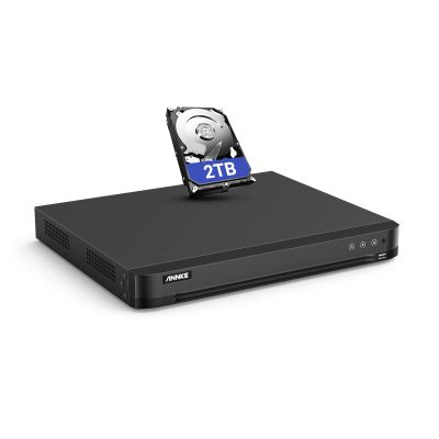 ANNKE 16CH 4K Surveillance Digital Video Recorder with Human & Vehicle Detection, 8MP H.265+ Security AI DVR for Home& Business, Easy Live Viewing, Recording & Playback, 2TB Hard Drive Included