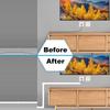 MLYYJH Large White PVC Cord Cover Corner Wall Ceiling, 16 ft Long Sturdy Waterproof Self Adhesive Raceway Cable Organizer, Easy to Install, Exhibitions Classrooms Gymnasiums Retail Hospitality view 3
