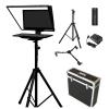 20" Screen Large Liftable Teleprompter, Metal Teleprompters for Tablets with Adjustable Tempered Optical Glass Support TXT RTF Word PPT and Other Format Files (Single Screen) view 1