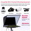 20" Screen Large Liftable Teleprompter, Metal Teleprompters for Tablets with Adjustable Tempered Optical Glass Support TXT RTF Word PPT and Other Format Files (Single Screen) view 3
