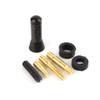 Car Radio Antenna, 1.38" Carbon Fiber Screw Short Antenna Vehicle Car Truck Radio Aluminum Car Short Decoration Antenna Universal Replacement, Black view 1