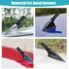 Car Radio Antenna, 1.38" Carbon Fiber Screw Short Antenna Vehicle Car Truck Radio Aluminum Car Short Decoration Antenna Universal Replacement, Black view 4