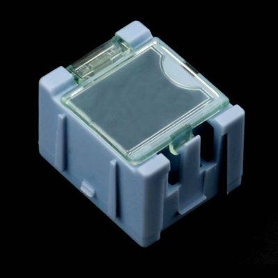 RELAND SUN 5pcs SMT Storage Boxes Electronic Components Mini Storage Case SMT SMD Assortment Box Container with Lids (blue)