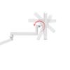 CTA Digital Medical Arm Mount - CTA 75 x 75- and 100 x 100mm VESA Compatible Wall Mount for Medical Offices, Nurses' Stations, Labs, and More (PAD-MEDARM) view 4