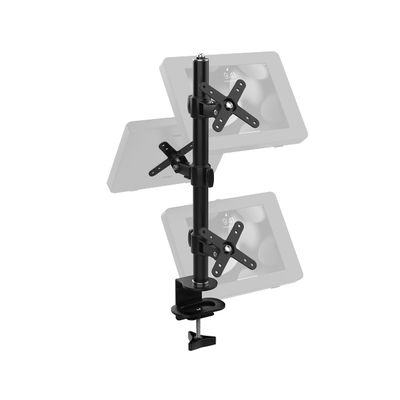 CTA Digital 3 Attachment Clamp  Clamp Pole with 3 Adjustable VESA Plates for Customized Delivery Service Solution (ADD-PVM3)