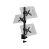 CTA Digital 3 Attachment Clamp  Clamp Pole with 3 Adjustable VESA Plates for Customized Delivery Service Solution (ADD-PVM3) view 1