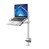 CTA Digital Laptop Clamp Mount Articulating Laptop Plate and Pole Clamp Mount Compatible with 11.25 17.6 Laptops (LT-PCM) view 1
