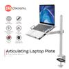 CTA Digital Laptop Clamp Mount Articulating Laptop Plate and Pole Clamp Mount Compatible with 11.25 17.6 Laptops (LT-PCM) view 4