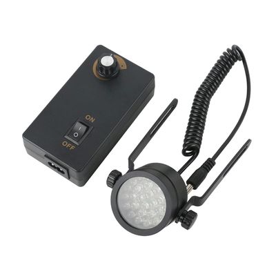Microscope Accessories Kit 28pcs Adjustable LED Spot Lamp Microscopio Fill Light Illuminator Microscope Slides (Color : A Type)