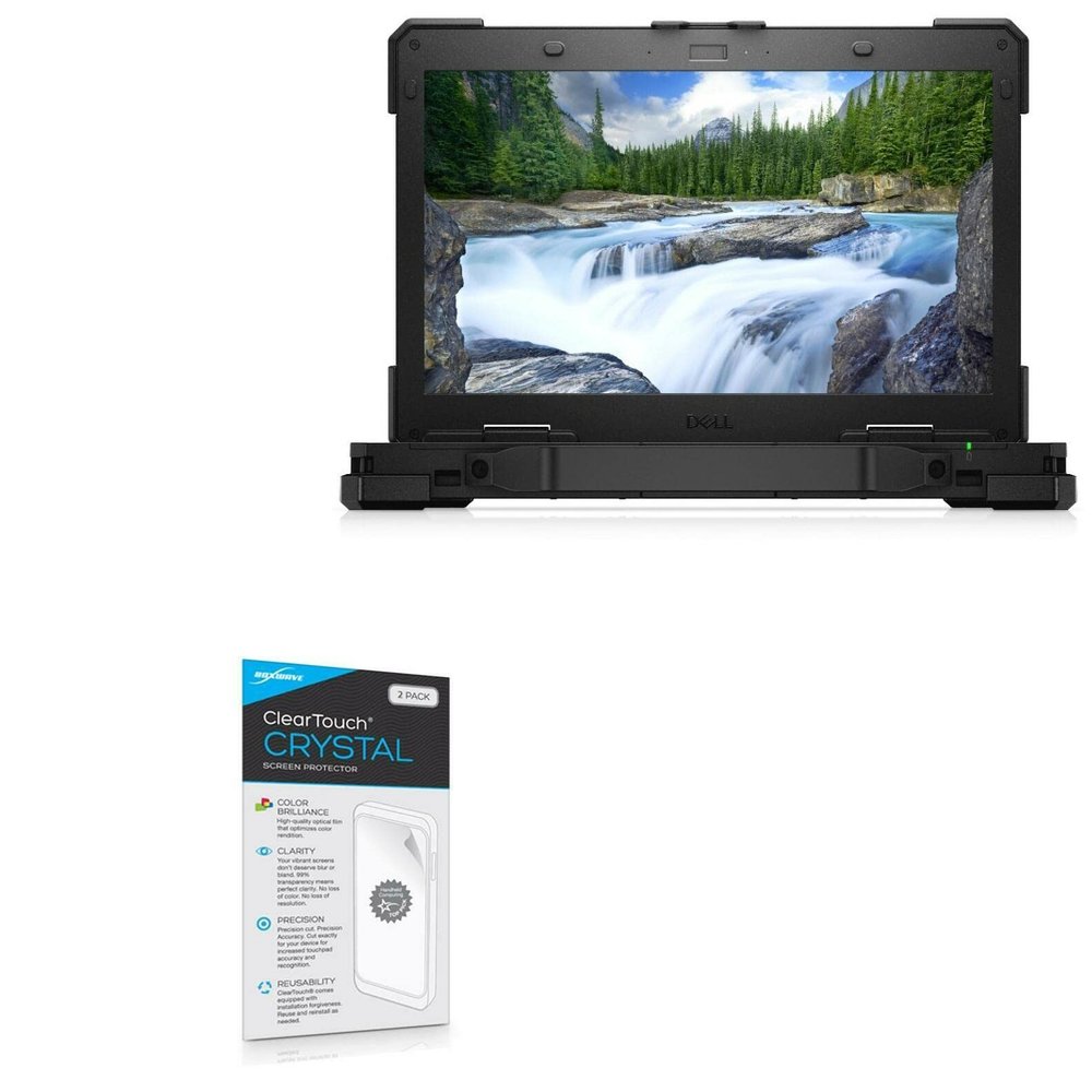 BoxWave Screen Protector Compatible with Dell Latitude 7330 Rugged Extreme Laptop (13 in) - ClearTouch Crystal (2-Pack), HD Film Skin - Shields from Scratches