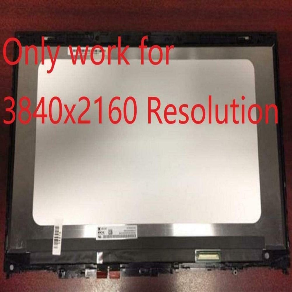 15.6" UHD 4K LCD Screen + Touch Digitizer + Bezel Frame Assembly 5D10N46973 for Lenovo Flex 5-1570 (Type 80XB) UHD Version (NOT for FHD)