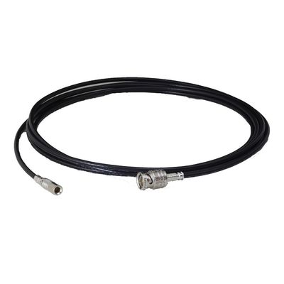 BJC Mini SDI Cable Made with Belden 1855A (2 Foot, BNC to Straight DIN 1.0/2.3, Black)