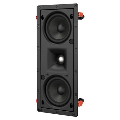 OSD Audio Nero Dual 5.25" in Wall LCR Speaker 160W, 1" Aluminum Horn Tweeter, Single IWLCR55