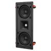 OSD Audio Nero Dual 5.25" in Wall LCR Speaker 160W, 1" Aluminum Horn Tweeter, Single IWLCR55