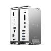 Yottamaster 40Gbps USB C Docking Station Compatible with Thunderbolt 3, 15 in 1 USB C Dock for Dual 4K Display, DisplayPort, 65W PD Charging, S/PDIF, 6 USB, Gigabit Ethernet, SD/TF [DS02] view 1