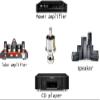 Tertullus 8 Pcs Audio RCA Dust Caps Plugs Shileding Caps Noise Stopper Dust Proof Protectors for Amp (Rhodium Plated) view 2