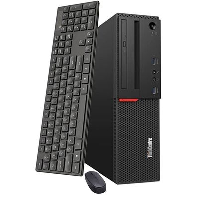 Lenovo ThinkCentre M800 SFF Desktop Computer PC, Intel Core i7-6700 3.40GHz, 16GB DDR4 256GB SSD 2TB HDD, Built-in WiFi BT,DVD-RW,Wireless Keyboard Mouse,Windows 10 Pro (Renewed)
