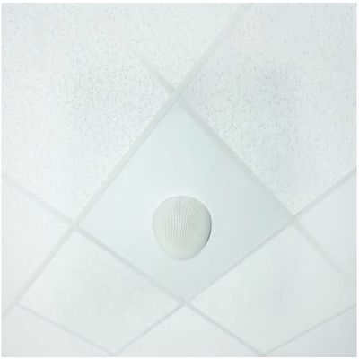 OWI Audio 2X2PB-HD-NEP-1W Omni Directional Wide Dispersion Surface Mount Speaker; Package Includes: 2x2 White Amplified Neptune Speaker with HD AMP in Plenum Box