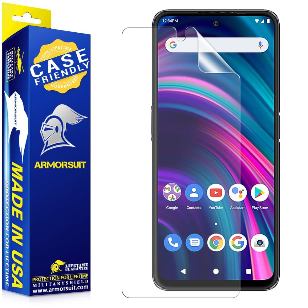 [2 Pack] ArmorSuit MilitaryShield Anti-Glare Screen Protector Designed for BLU G91 Max [6.8 inch] (2022) Case Friendly Matte Film - Made in USA