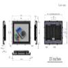 LEANGLE 15" Industrial Embedded Panel PC,Ratio 4:3 Resistive Touch Screen Computer,Intel i3-4005U/i5-3210M/i5-4200U/i7-8565u/i5-10210U,2*COM,Windows 10 Pro view 2