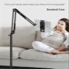 BluuSuuk Tablet Floor Stand with Double Weight Base, Overhead Bed Phone Mount Height Adjustable Arm Stretchable Stand Holder, Compatible with iPad Mini Air Pro, Galaxy Tab, Kindle, Switch, Cell Phones view 3