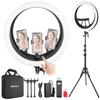 NEEWER Ring Light RP19H 19 Inch with Tripod Stand 3 Phone Holders Compatible with iPhone, Upgraded 2.4G Touch Control Ringlight for Video Recording Streaming Home Office Zoom Selfie Makeup Lighting view 1