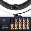NEEWER Ring Light RP19H 19 Inch with Tripod Stand 3 Phone Holders Compatible with iPhone, Upgraded 2.4G Touch Control Ringlight for Video Recording Streaming Home Office Zoom Selfie Makeup Lighting view 4