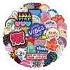10/30/50/100PCS Motivational Quotes Sentences Phrases Sticker Waterproof for Laptop Phone Office Study Room Graffiti Decal Toy view 2