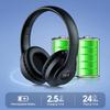kamapulo X5 Rechargeable & Portable FM Radio Headphones with Best Reception,LED Display,Soft Ear Muffs, FM Headset Radio Receiver for Meeting, Works, Hiking, Jogging (Black) view 4