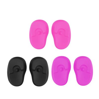 MAGICLULU 3pairs Silicone Ear Protectors for Hair Dyeing and Perming Ear Covers for Salon Use
