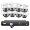 ANNKE H800 8CH Dome PoE Security Camera System with 8MP H.265+ NVR, 8X 5MP Outdoor IP Camera, 100ft EXIR 2.0 Night Vision, IP67 Weatherproof, 24/7 Video Surveillance, Include 4TB HDD view 1