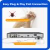 ANNKE H800 8CH Dome PoE Security Camera System with 8MP H.265+ NVR, 8X 5MP Outdoor IP Camera, 100ft EXIR 2.0 Night Vision, IP67 Weatherproof, 24/7 Video Surveillance, Include 4TB HDD view 3