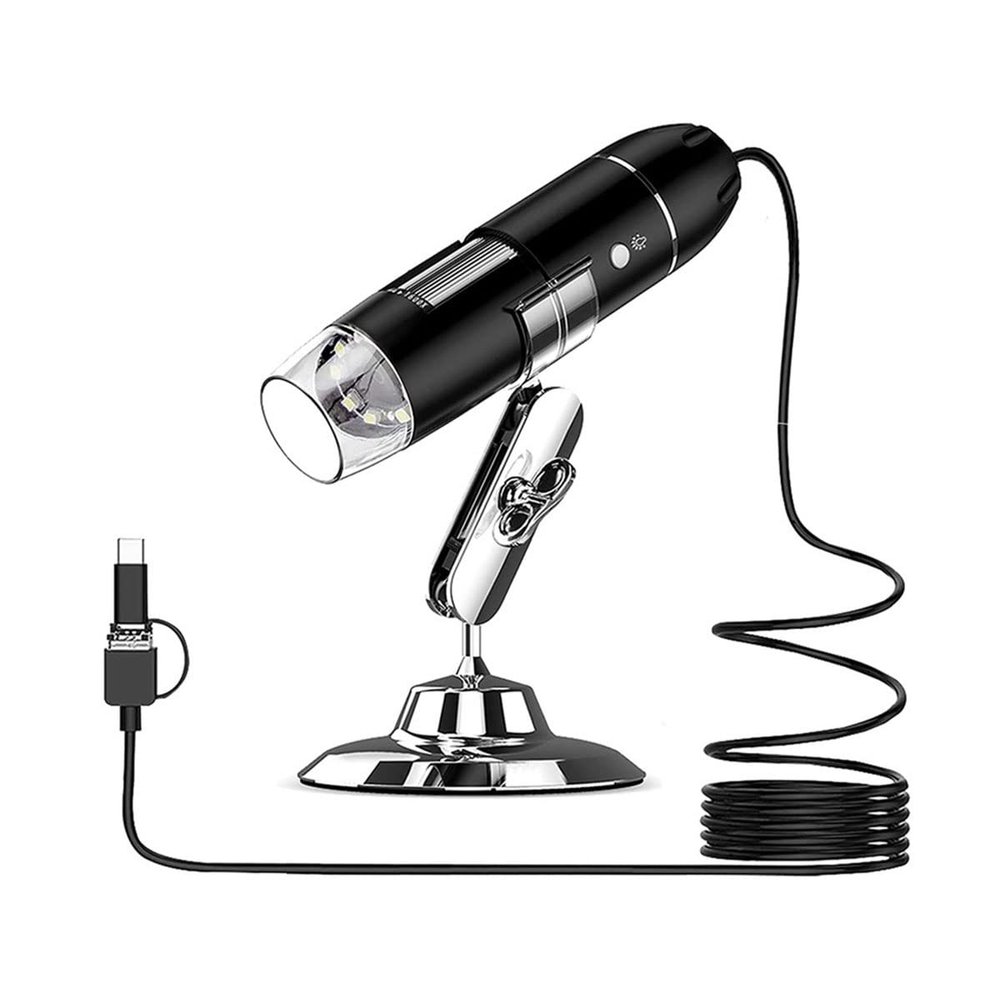 Microscope Accessories Kit Handheld 1000X USB Digital Microscope Camera Microscope Slides