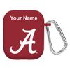 Affinity Bands Alabama Crimson Tide Custom Name HD Case Cover Compatible with Apple AirPods Gen 1 & 2 (Crimson) view 1
