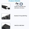 6V DC Power Supply 1A Universal AC Adapter, 100-240V 50/60Hz Adapter to 6 Volts 1Amp Transformer, DC 6V Power Cord, 5.5mm x 2.5mm Barrel Plug view 3