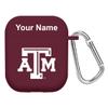 Affinity Bands Texas A&M Aggies Custom Name HD Case Cover Compatible with Apple AirPods Gen 1 & 2 (Maroon) view 1