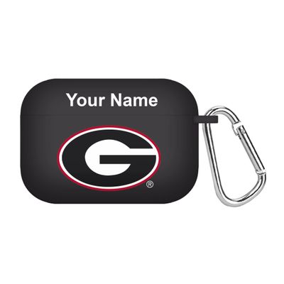Affinity Bands Georgia Bulldogs Custom Name HD Case Cover Compatible with Apple AirPods Pro 1 & 2 (Black)