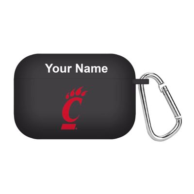 Affinity Bands Cincinnati Bearcats Custom Name HD Case Cover Compatible with Apple AirPods Pro 1 & 2 (Black)