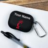 Affinity Bands Cincinnati Bearcats Custom Name HD Case Cover Compatible with Apple AirPods Pro 1 & 2 (Black) view 2