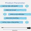 12V DC Power Supply 0.5A 500mA Universal AC Adapter, 100-240 50/60Hz Adapter to 12 Volts 0.5Amp Transformer, DC 12V Power Cord, 5.5mm x 2.5mm Plug view 2
