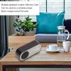 Hilitand Radio Alarm Clock, Bluetooth 5.0 Portable Speaker Digital Clock with Dual Alarm Clock, LED Mirror Digital Alarm Clock for Bedrooms Reading Cooking Horse Riding view 2