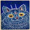 A Cat in Gothic : Louis Wain : 1925 : Archival Quality Art Print view 1