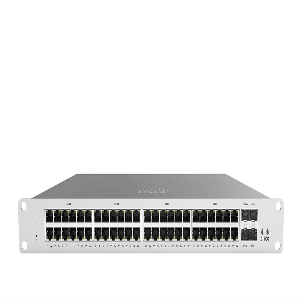 Cisco Meraki MS120-48LP-HW 48-Port Gigabit PoE+ Cloud Managed Switch [Unclaimed - No License] (Renewed)